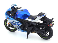 2021 Suzuki GSX-R1000 R blue 1:18 Bburago diecast scale model bike collectible