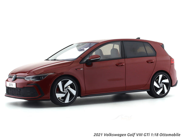 2021 Volkswagen Golf VIII GTi red 1:18 Ottomobile Scale Model collectible
