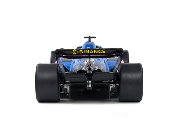 Fernando Alonso #14 Alpine A522 Monaco GP 2022 1:18 Échelle Solido Fernando Alonso #14 Alpine A522 Monaco GP 2022 1:18 Échelle Solido
