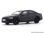 2022 Audi A8 (S8) Black 1:64 GCD diecast scale model miniature car replica