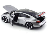 2022 Audi RS e-tron GT silver 1:18 Bburago diecast scale model car
