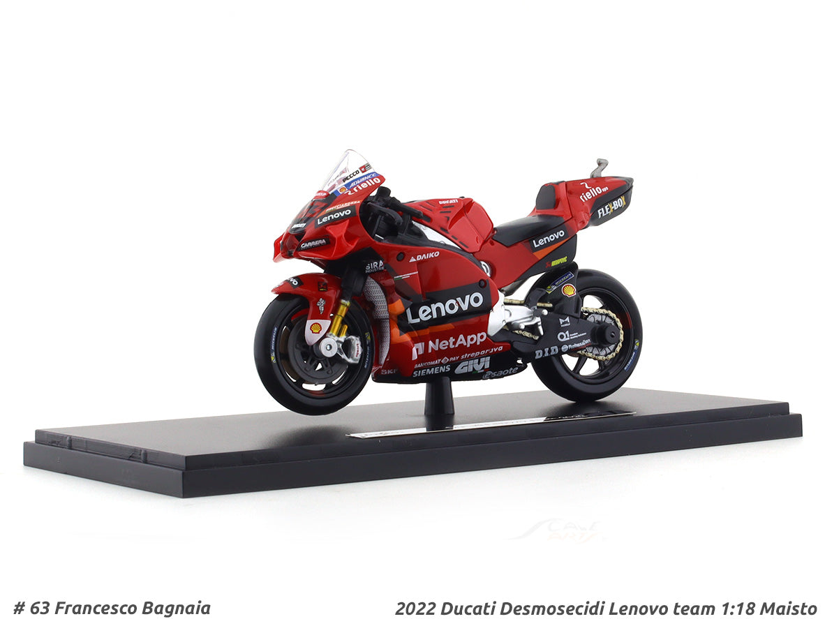 MAISTO 1/18 – DUCATI Desmosedici – Moto GP 2022 - Five Diecast