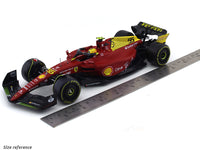 2022 Ferrari F1-75 #55 Carlos Sainz 1:24 Bburago Formula One scale model car