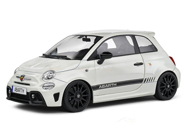 2022 Fiat Abarth 695 White 1:18 Solido licensed diecast scale model car collectible