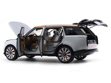 2022 Land Rover Range Rover SV Silver 1:18 LCD diecast scale model car collectible