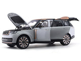 2022 Land Rover Range Rover SV Silver 1:18 LCD diecast scale model car collectible
