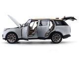 2022 Land Rover Range Rover SV Silver 1:18 LCD diecast scale model car collectible