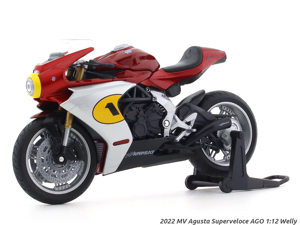 2022 MV Agusta Superveloce AGO 1:12 Welly diecast scale model bike
