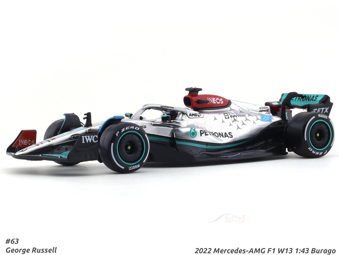 2022 Mercedes-AMG F1 W13 #63 George Russell 1:43 Bburago scale