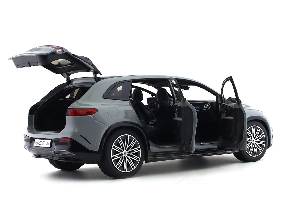 1/18 メルセデスベンツ EQS SUV (X296) グレー 2022 Mercedes-Benz EQS SUV X296 grey 1:18 NZG diecast Scale Model