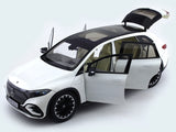 2022 Mercedes-Benz EQS SUV X296 white 1:18 NZG diecast Scale Model collectible