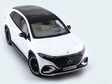 2022 Mercedes-Benz EQS SUV X296 white 1:18 NZG diecast Scale Model collectible