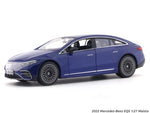 2022 Mercedes-Benz EQS Blue 1:27 Maisto diecast alloy scale model car