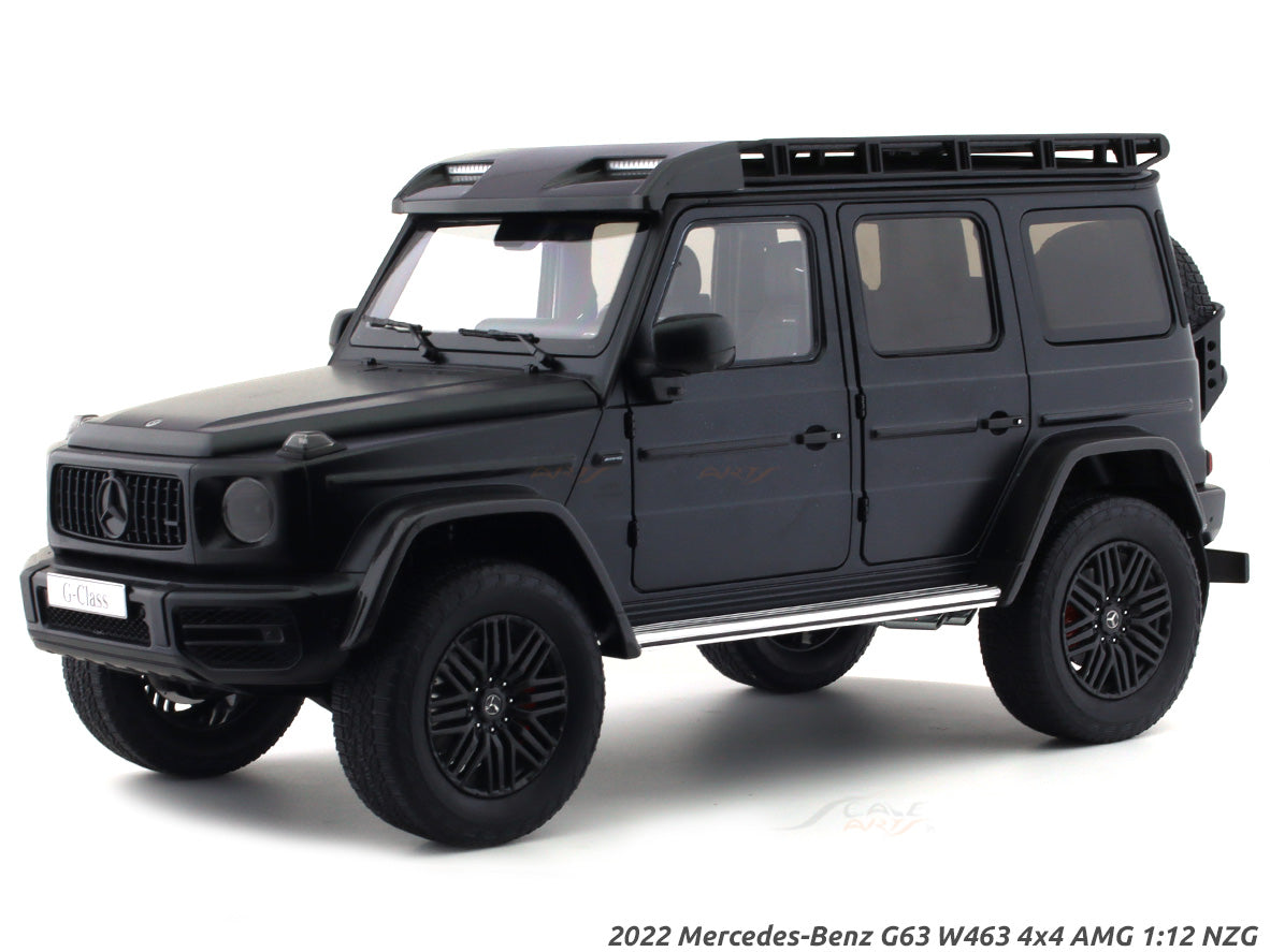 2022 Mercedes-Benz G63 W463 4x4 AMG matte black 1:12 NZG diecast Scale ...