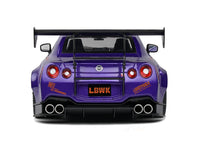 2022 Nissan GT-R R35 LBWK 2.0 Purplezilla 1:18 Solido licensed diecast scale model car