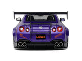 2022 Nissan GT-R R35 LBWK 2.0 Purplezilla 1:18 Solido licensed diecast scale model car