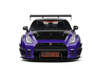 2022 Nissan GT-R R35 LBWK 2.0 Purplezilla 1:18 Solido licensed diecast scale model car