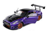 2022 Nissan GT-R R35 LBWK 2.0 Purplezilla 1:18 Solido licensed diecast scale model car