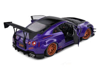 2022 Nissan GT-R R35 LBWK 2.0 Purplezilla 1:18 Solido licensed diecast scale model car