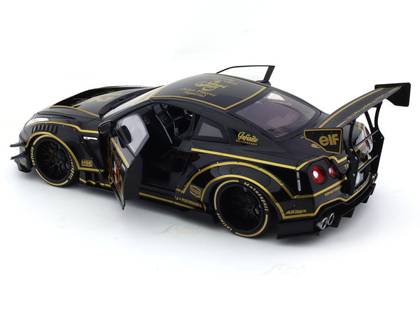 2022 Nissan Skyline GT-R R35 LBWK JPS 1:18 Solido diecast scale model ...