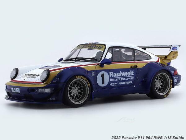 2022 Porsche 911 964 RWB #1 1:18 Solido diecast Scale Model collectible