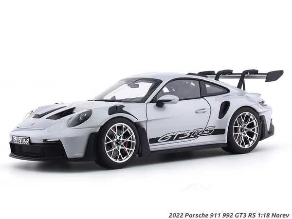 2022 Porsche 911 992 GT3 RS silver 1:18 Norev diecast scale model car  collectible | Scale Arts India