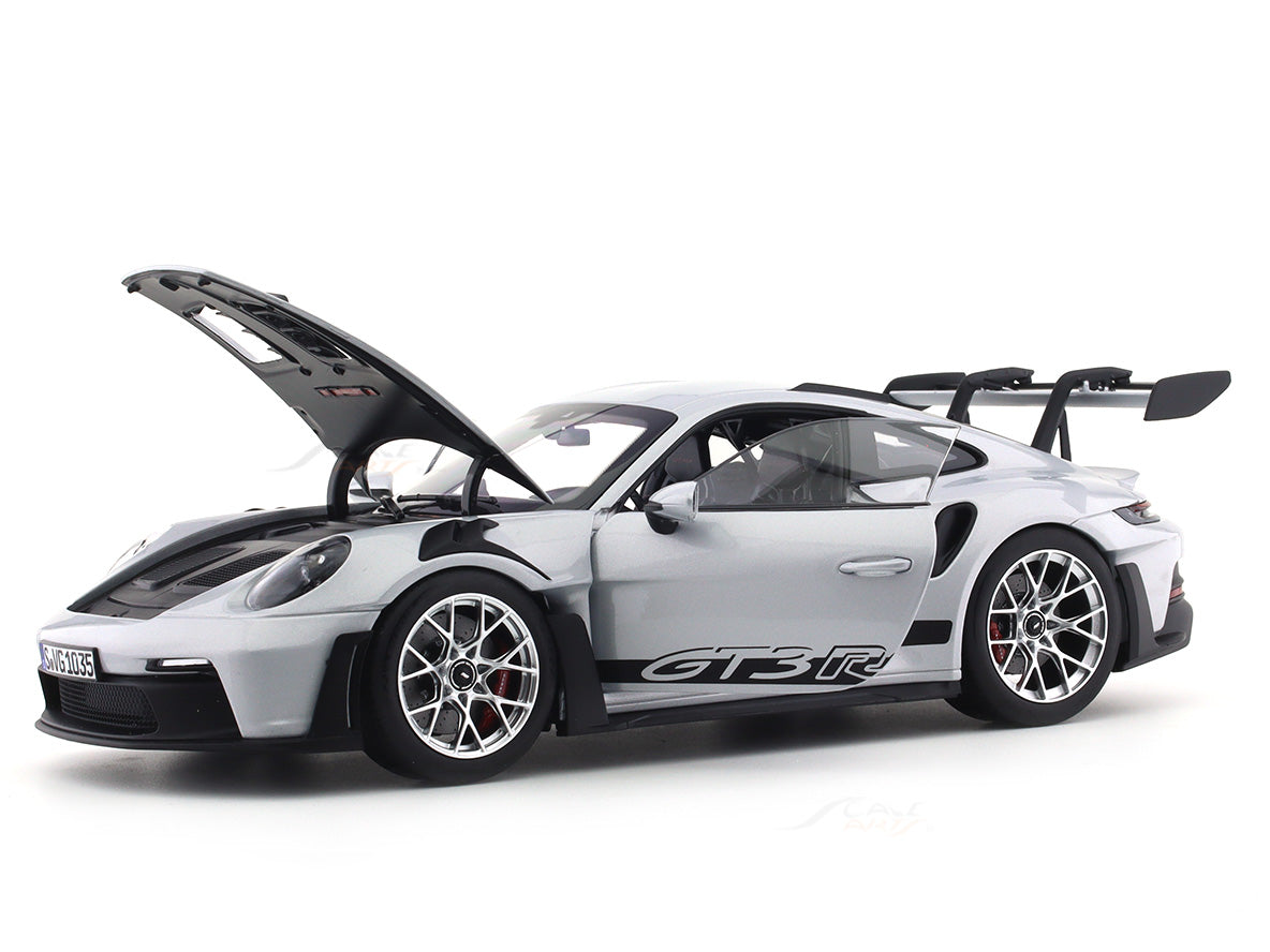 2022 Porsche 911 992 GT3 RS silver 1:18 Norev diecast scale model