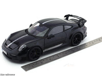 2022 Porsche 911 992 GT3 Black 1:18 Maisto diecast Scale Model collectible