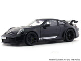 2022 Porsche 911 992 GT3 Black 1:18 Maisto diecast Scale Model collectible