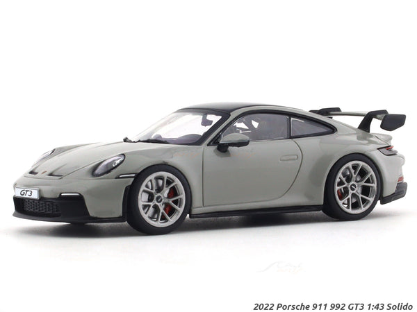 2022 Porsche 911 992 GT3 grey 1:43 Solido diecast Scale Model collectible