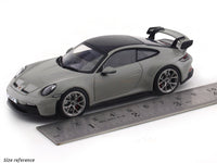 Broken Acrylic case : 2022 Porsche 911 992 GT3 grey 1:43 Solido diecast Scale Model collectible