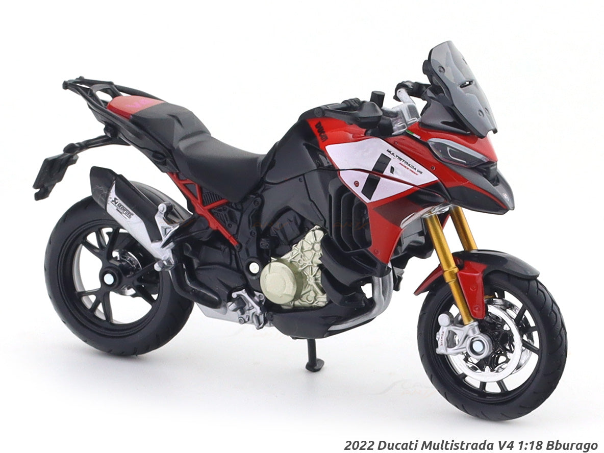 2022 Ducati Multistrada V4 1:18 Bburago Licensed Diecast Scale