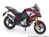 2022 Ducati Multistrada V4 1:18 Bburago Licensed Diecast Scale Model Bike Collectible