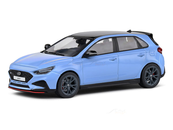 2022 Hyundai i30 N Line Blue 1:43 Solido Licensed Diecast Scale Model Car Collectible
