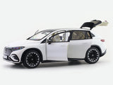 2022 Mercedes-Benz EQS SUV X296 white 1:18 NZG diecast Scale Model collectible