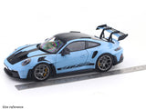 2022 Porsche 911 992 GT3 RS Weissach Gulf Blue  1:18 Norev Licensed Diecast Scale Model Car