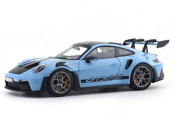 2022 Porsche 911 GT3 RS Weissach Gulf Blue 1:18 Norev licensed diecast scale model car collectible