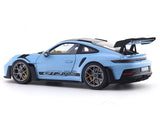 2022 Porsche 911 992 GT3 RS Weissach Gulf Blue  1:18 Norev Licensed Diecast Scale Model Car