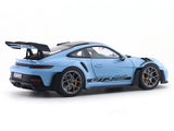 2022 Porsche 911 992 GT3 RS Weissach Gulf Blue  1:18 Norev Licensed Diecast Scale Model Car