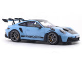 2022 Porsche 911 992 GT3 RS Weissach Gulf Blue  1:18 Norev Licensed Diecast Scale Model Car