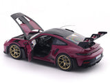 2022 Porsche 911 992 GT3 RS Weissach Star Ruby 1:18 Norev Licensed Diecast Scale Model Car