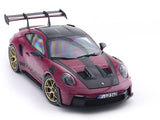 2022 Porsche 911 992 GT3 RS Weissach Star Ruby 1:18 Norev Licensed Diecast Scale Model Car