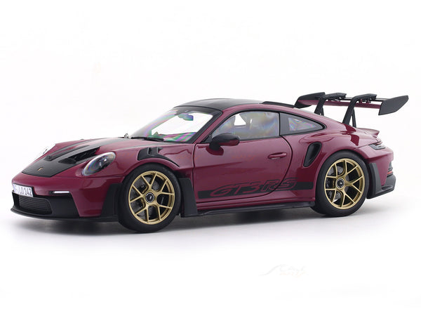 2022 Porsche 911 GT3 RS Weissach Star Ruby 1:18 Norev licensed diecast scale model car collectible