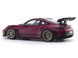 2022 Porsche 911 992 GT3 RS Weissach Star Ruby 1:18 Norev Licensed Diecast Scale Model Car