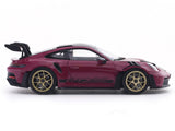 2022 Porsche 911 992 GT3 RS Weissach Star Ruby 1:18 Norev Licensed Diecast Scale Model Car