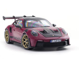 2022 Porsche 911 992 GT3 RS Weissach Star Ruby 1:18 Norev Licensed Diecast Scale Model Car