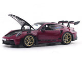 2022 Porsche 911 992 GT3 RS Weissach Star Ruby 1:18 Norev Licensed Diecast Scale Model Car