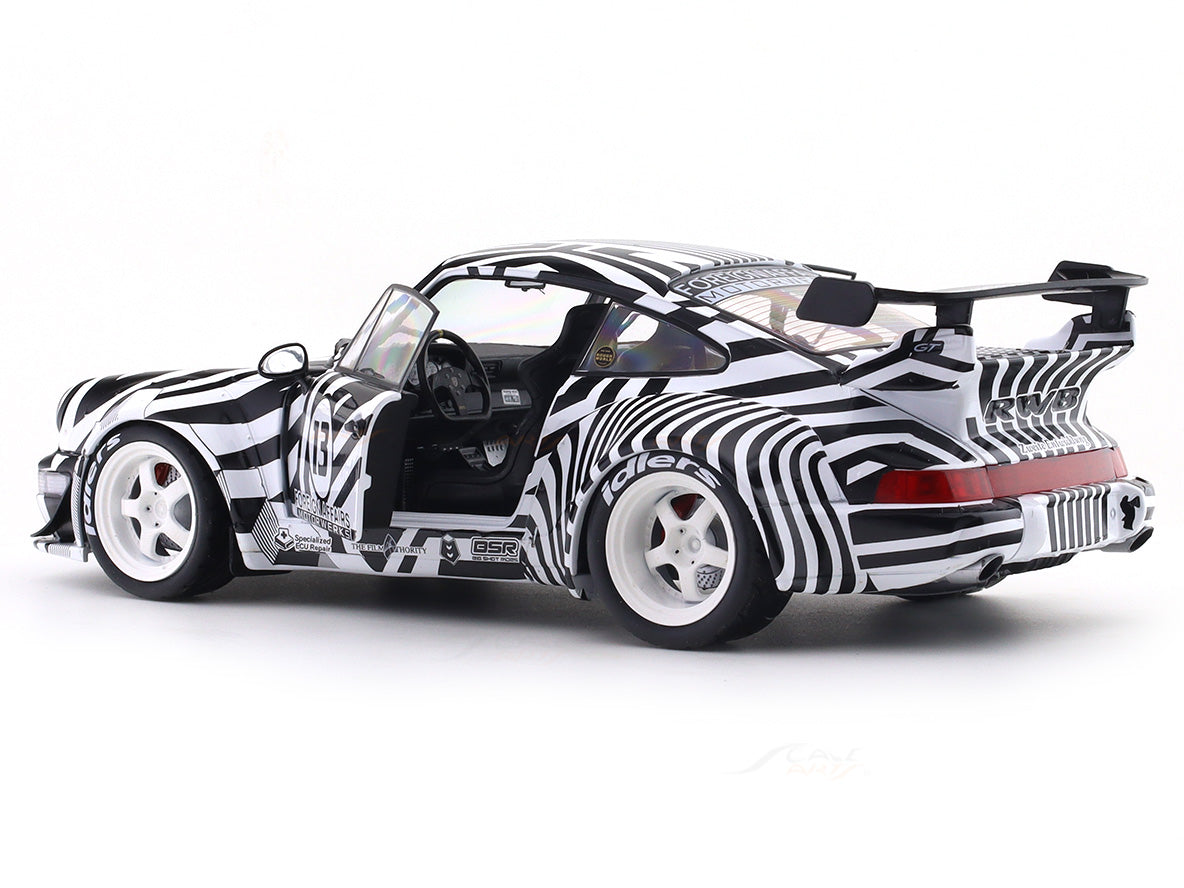 2022 Porsche 911 RWB The Zebra Bodykit 1:18 Solido Licensed