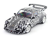 2022 Porsche 911 RWB The Zebra Bodykit 1:18 Solido Licensed Diecast Scale Model Car Collectible