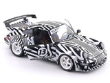 2022 Porsche 911 RWB The Zebra Bodykit 1:18 Solido Licensed Diecast Scale Model Car Collectible
